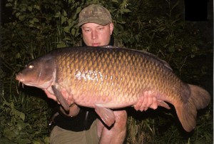 A massive 38lb 2oz common from Broadwing for julian miller