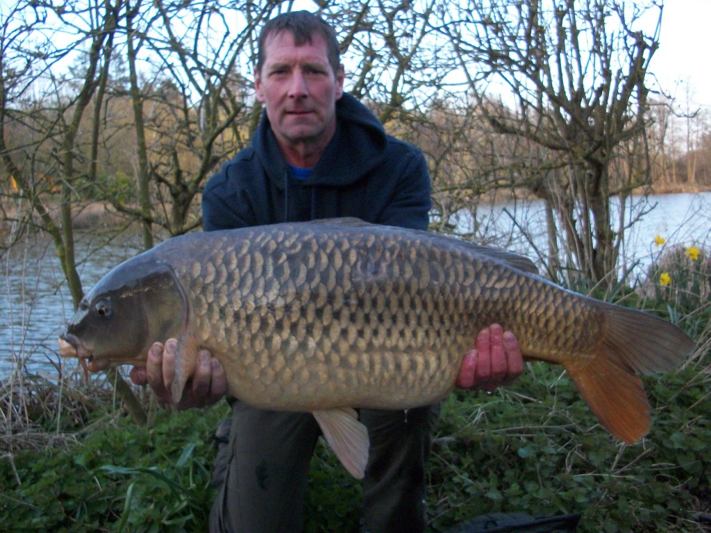 Guy Shearwood with a 29lb 10oz common from Heron