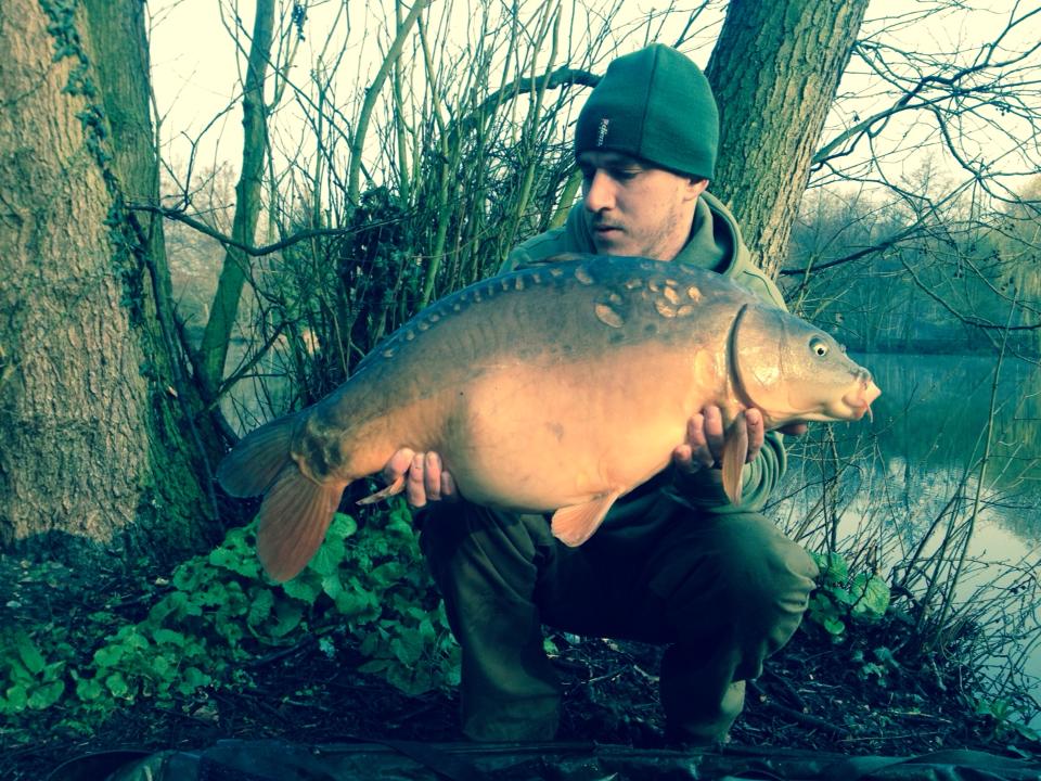 Aidy Revell with a 22lb mirror from Broadwing