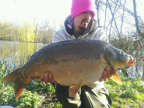 Jack the hat with a 20lb 2oz mirror from Broadwing
