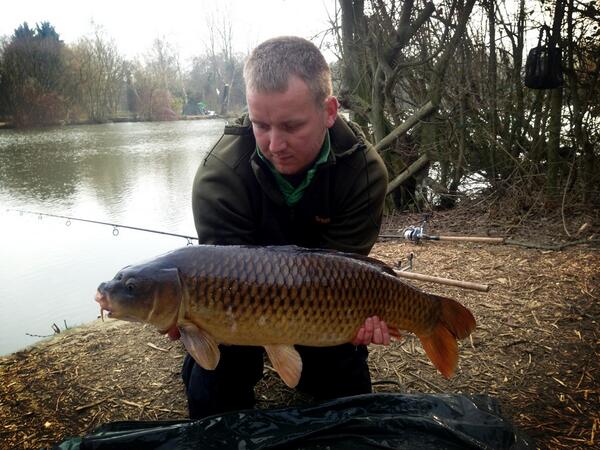 James Wilkin from the Lawns on Heron with a zig rig common