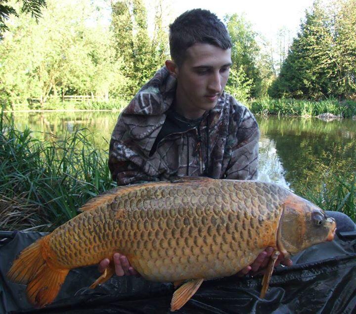 Julian Edwards with a 22lb 9oz Ghosty from Heron