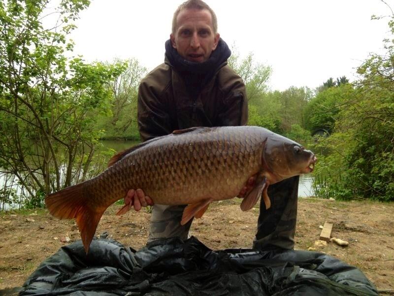 Nathan Ellis with a 23lb 8 oz common from Heron