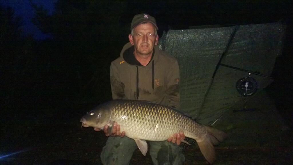 Danny Gardner with a 25lb common from Heron