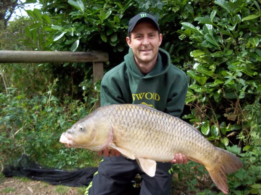 Stephen Cudden with a 29lb 10oz common from Heron