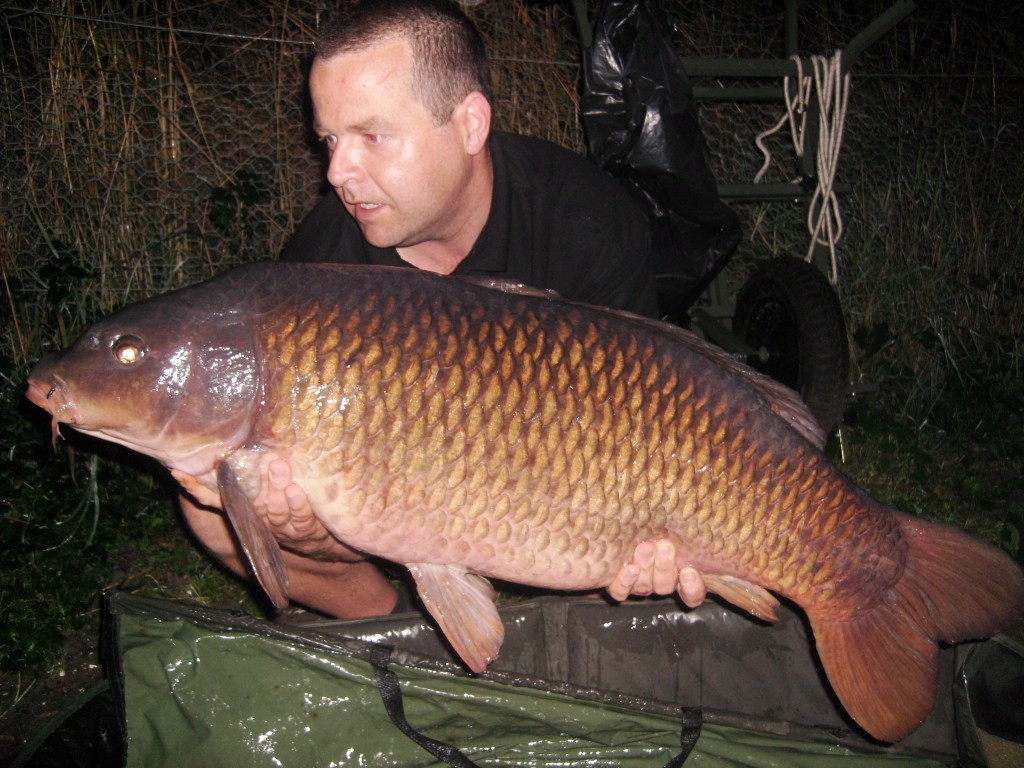 Marty Hall with his PB a 39lb common from Broadwing