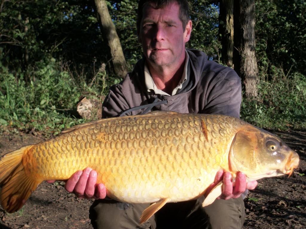 Guy Shearwood with a 23lb 4oz ghosty, another of his 14 fish
