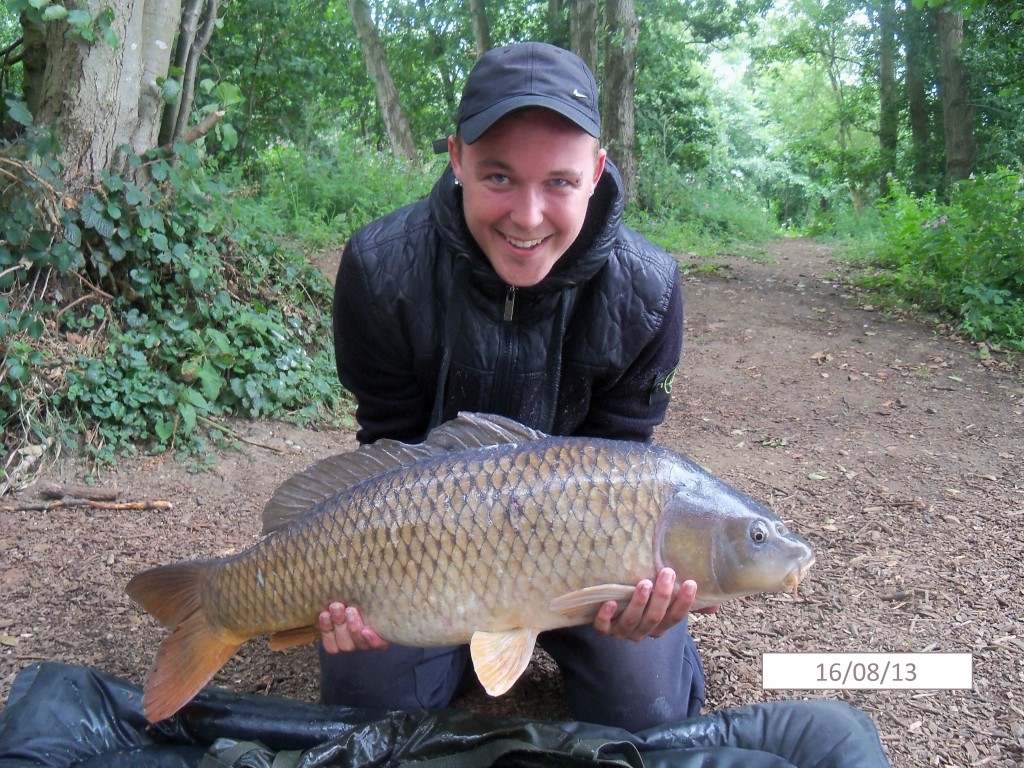Josh page with a 24lb common from Heron