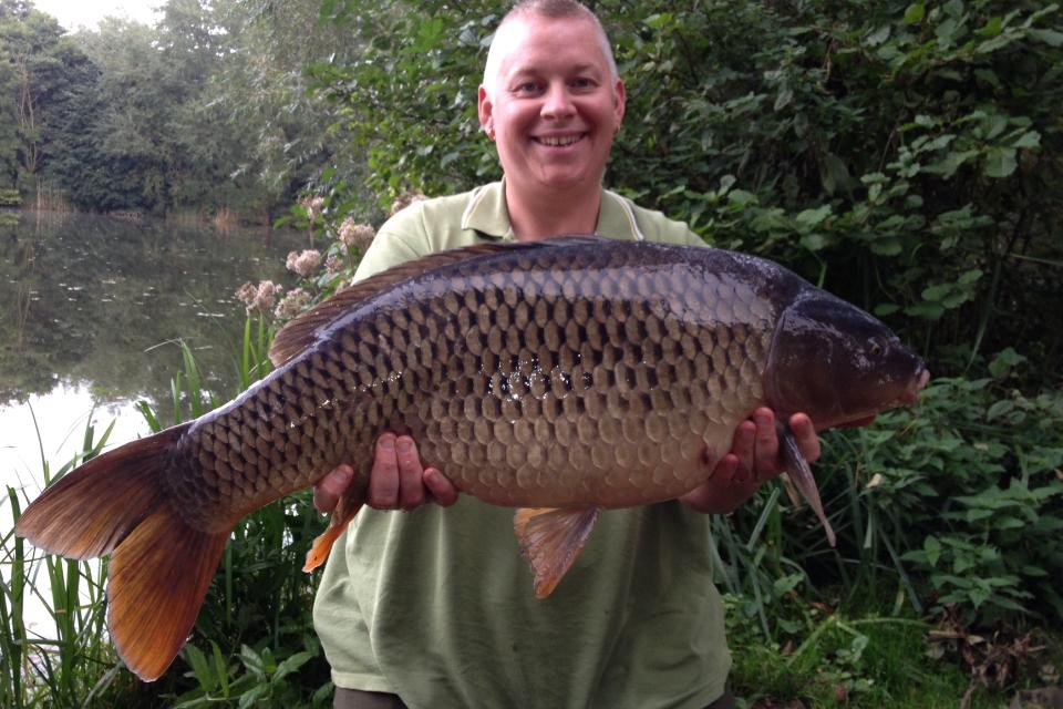 The Howler happy with his 24lb Broadwing common