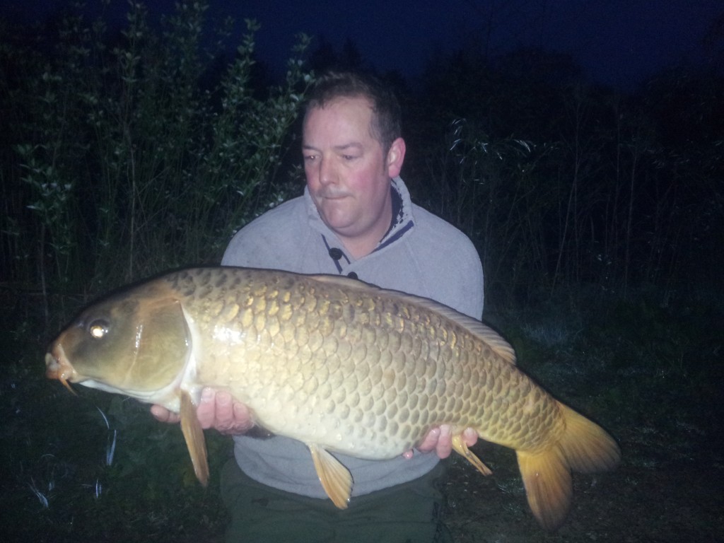 Gary Bowles with a 27lb ghosty from Heron
