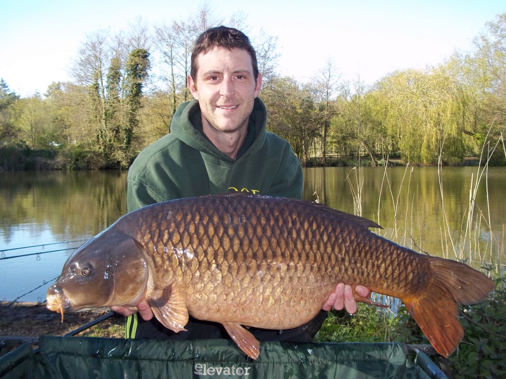 Steve Cudden with his biggest of 7 fish from Broadwing at 32lb.
