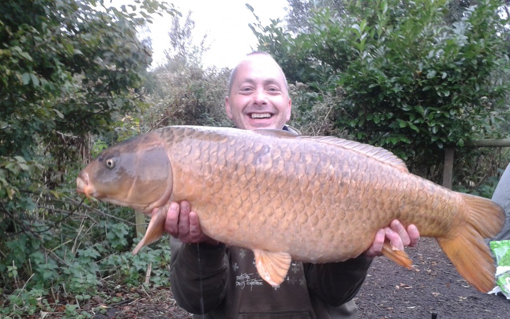 Gary Moore with a new PB 30lb ghosty from Heron